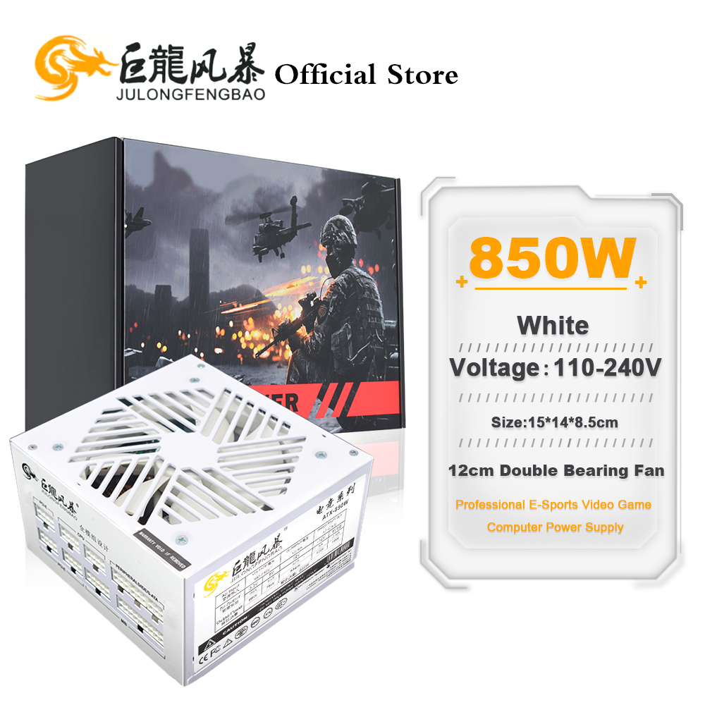 JULONGFENGBAO 110-240V Juego F - 1000W White Modular Power Supply reseña y precio