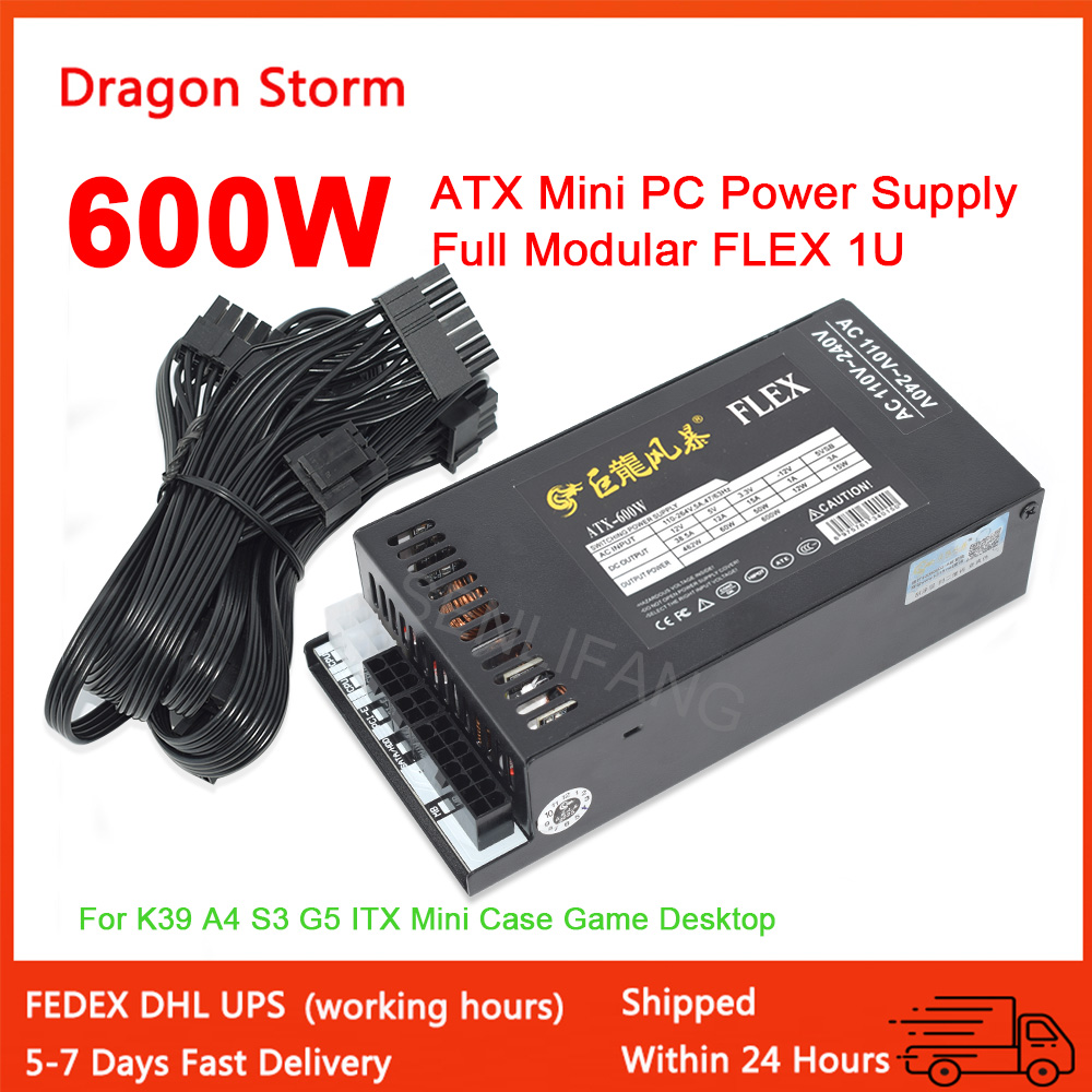 Minifuente de alimentación Mod - Flex Atx Power Supply 600W 1U reseña y precio