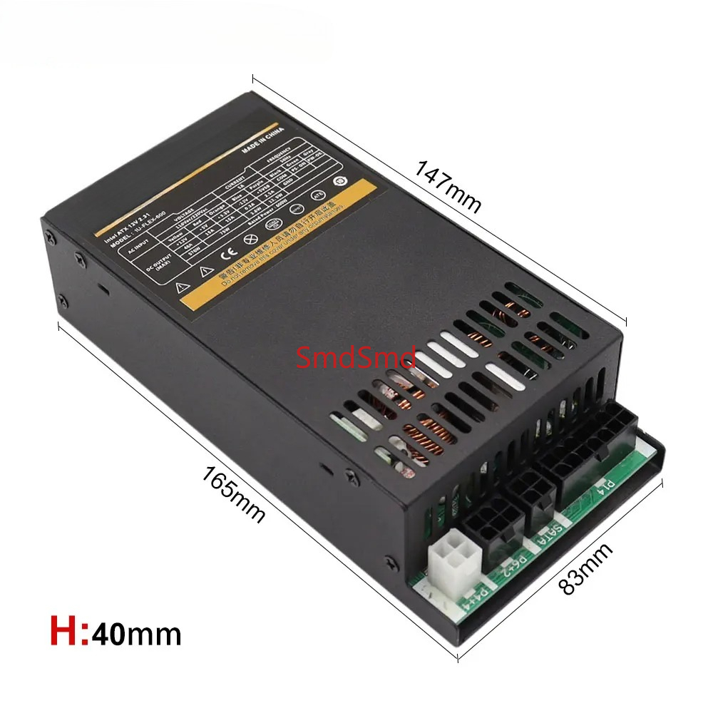 Fuente de alimentación modular - Flex Atx Power Supply 600W 1U reseña y precio